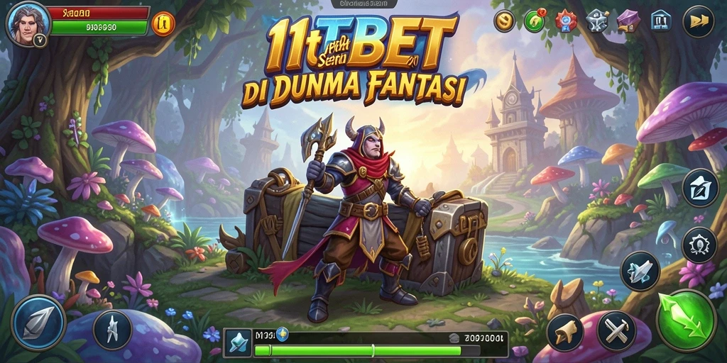 Screenshot gameplay 11TBET memperlihatkan petualangan seru di dunia fantasi.