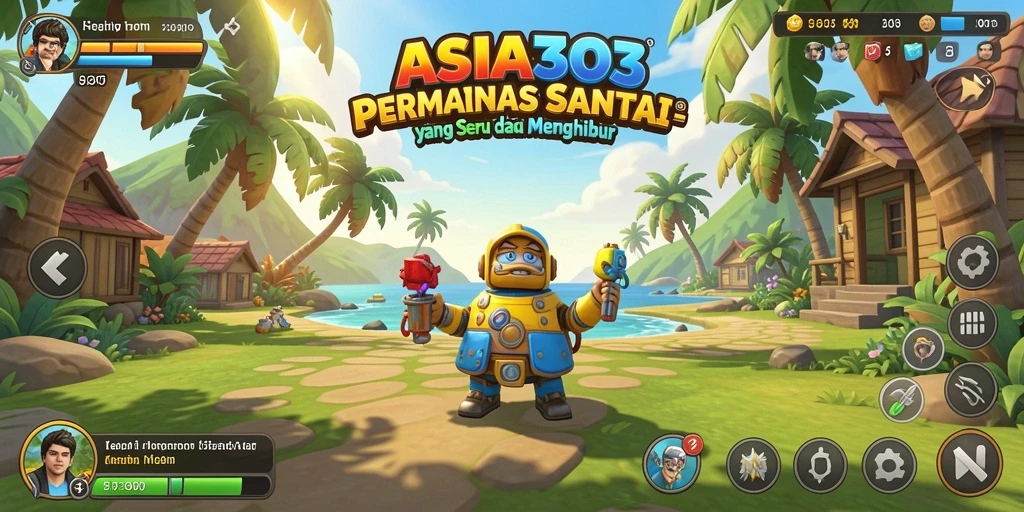 Screenshot ASIA303 menampilkan momen seru dalam gameplay santai.