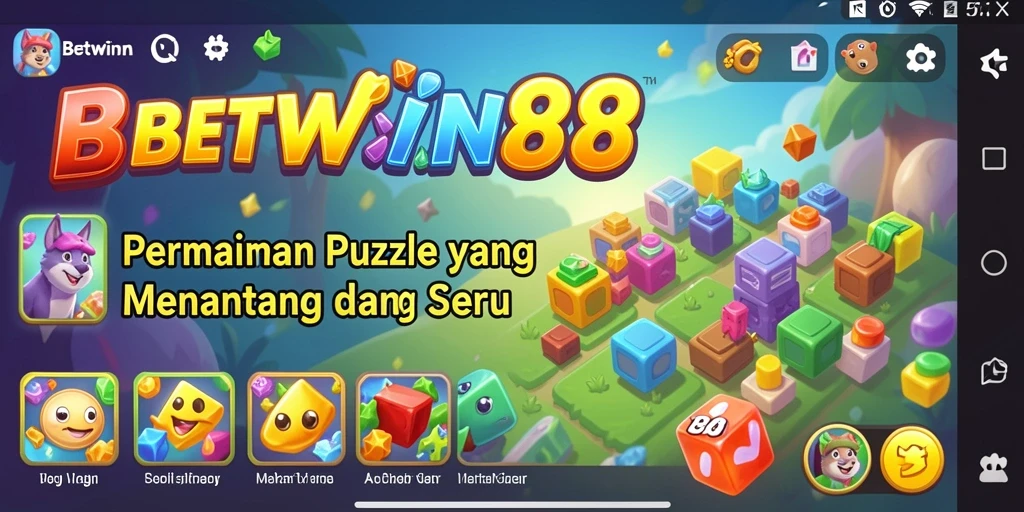 Screenshot gameplay BETWIN88 menampilkan tantangan puzzle yang menarik.