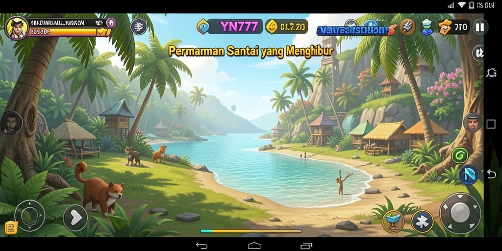 Tampilan gameplay YN777 yang seru dan menghibur.