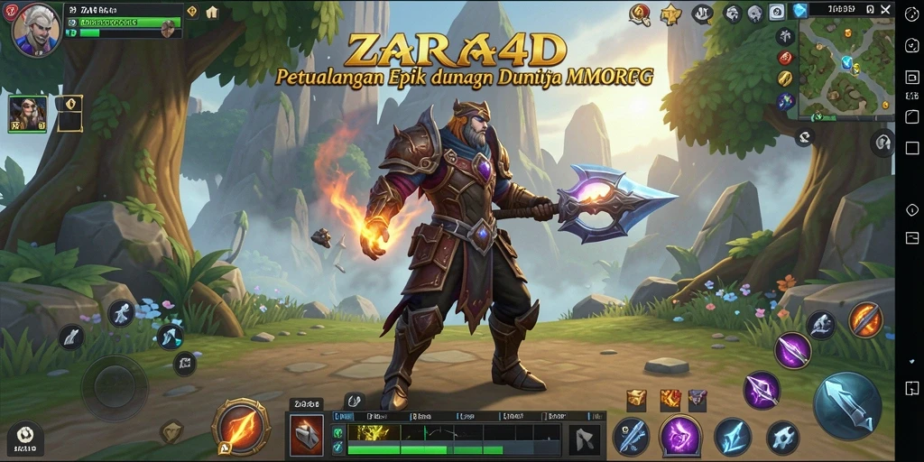 Tampilan gameplay epik ZARA4D dengan petualangan menakjubkan.